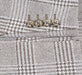 Half Canvas Slim Fit Blazer in Plaid Gray