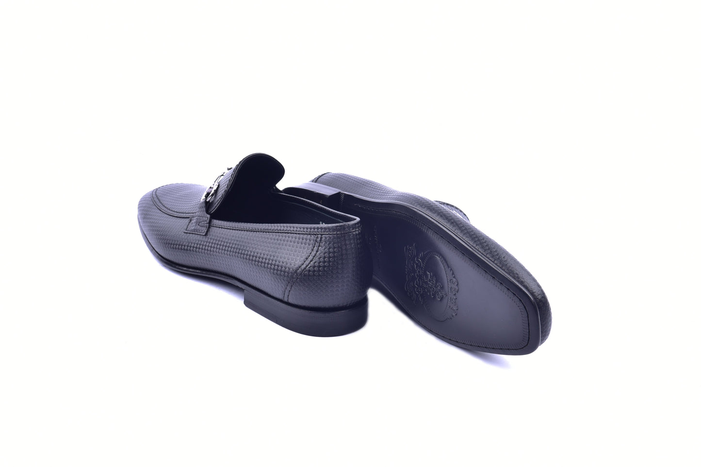 C02020-6091 Designed Leather -Black - Image 3