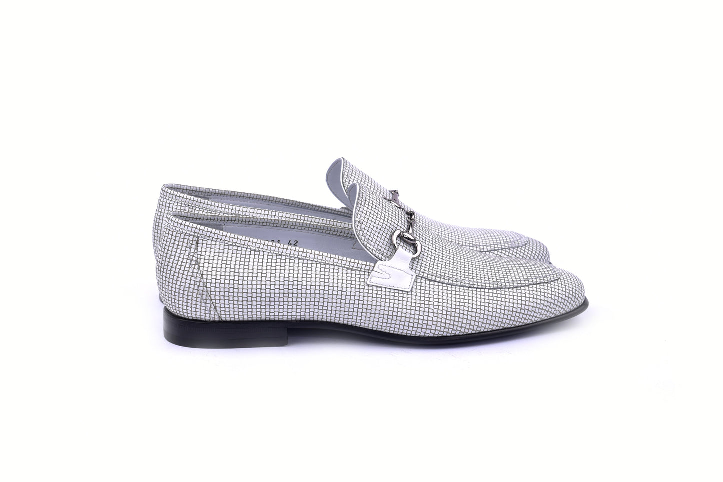 C02021-6091 Laser Designed Leather-White - Image 2