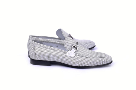 C02021-6091 Laser Designed Leather-White