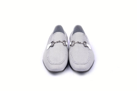 C02021-6091 Laser Designed Leather-White