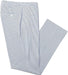 Mens Seersucker Pants - Summer Casual Pinstripe Modern Fit in Color Navy Blue