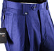 Tiglio Luxe French Blue Wide Leg, Pure Wool Dress Pants 2576