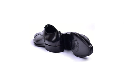 C0092-6265 Cap toe Lace up-Shinny Calf Black - Image 3