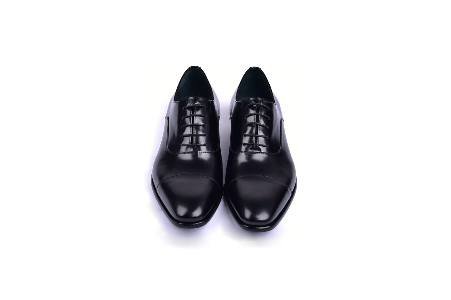 C0092-6265 Cap toe Lace up-Shinny Calf Black - Image 4
