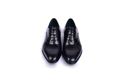 C0092-6265 Cap toe Lace up-Shinny Calf Black - Image 4