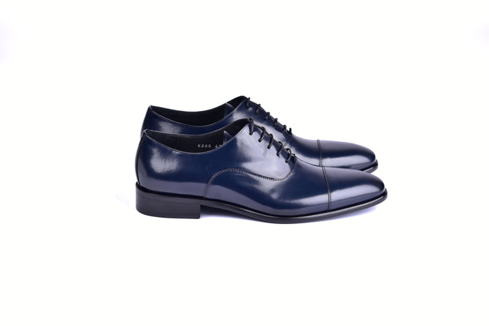 C0094-6265 Cap toe Lace up-Shinny Calf Navy - Image 2