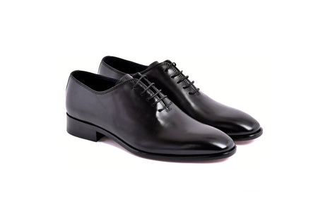 C0001110-6292OXF- Plain toe lace up-Black