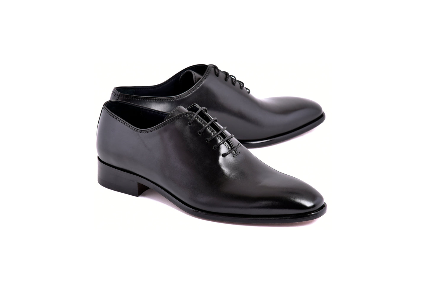 C0001110-6292OXF- Plain toe lace up-Black - Image 2