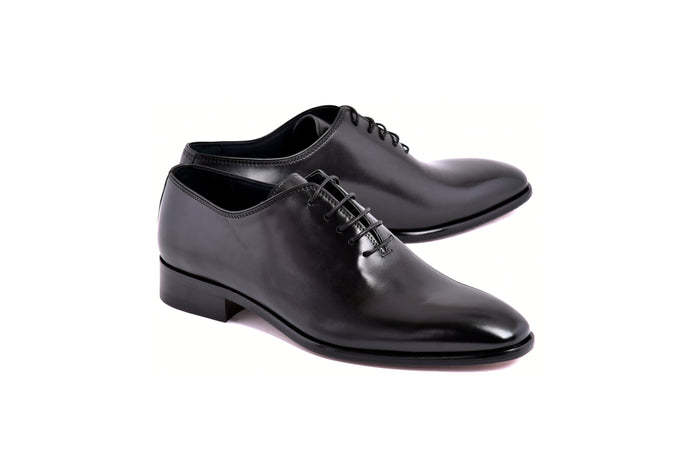 C0001110-6292OXF- Plain toe lace up-Black - Image 2