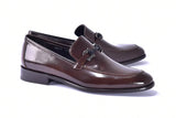 Corrente 6415 Calfskin Slip-On Loafer - Brown - Brown - Size 13