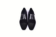 C00017-6433 Cap toe Monk strap-Black Suede