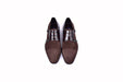 C00016-6433 Cap toe Monk strap-Brown Suede