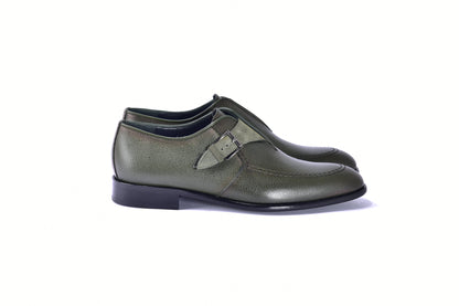 C052-6471 Monk strap-Green - Image 2