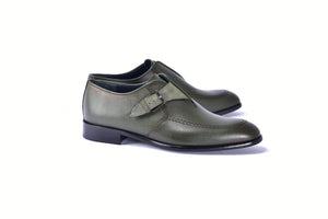 C052-6471 Monk strap-Green
