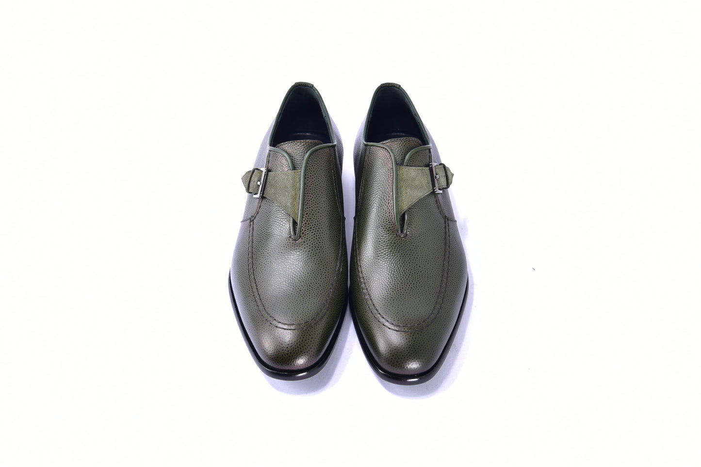 C052-6471 Monk strap-Green - Image 4