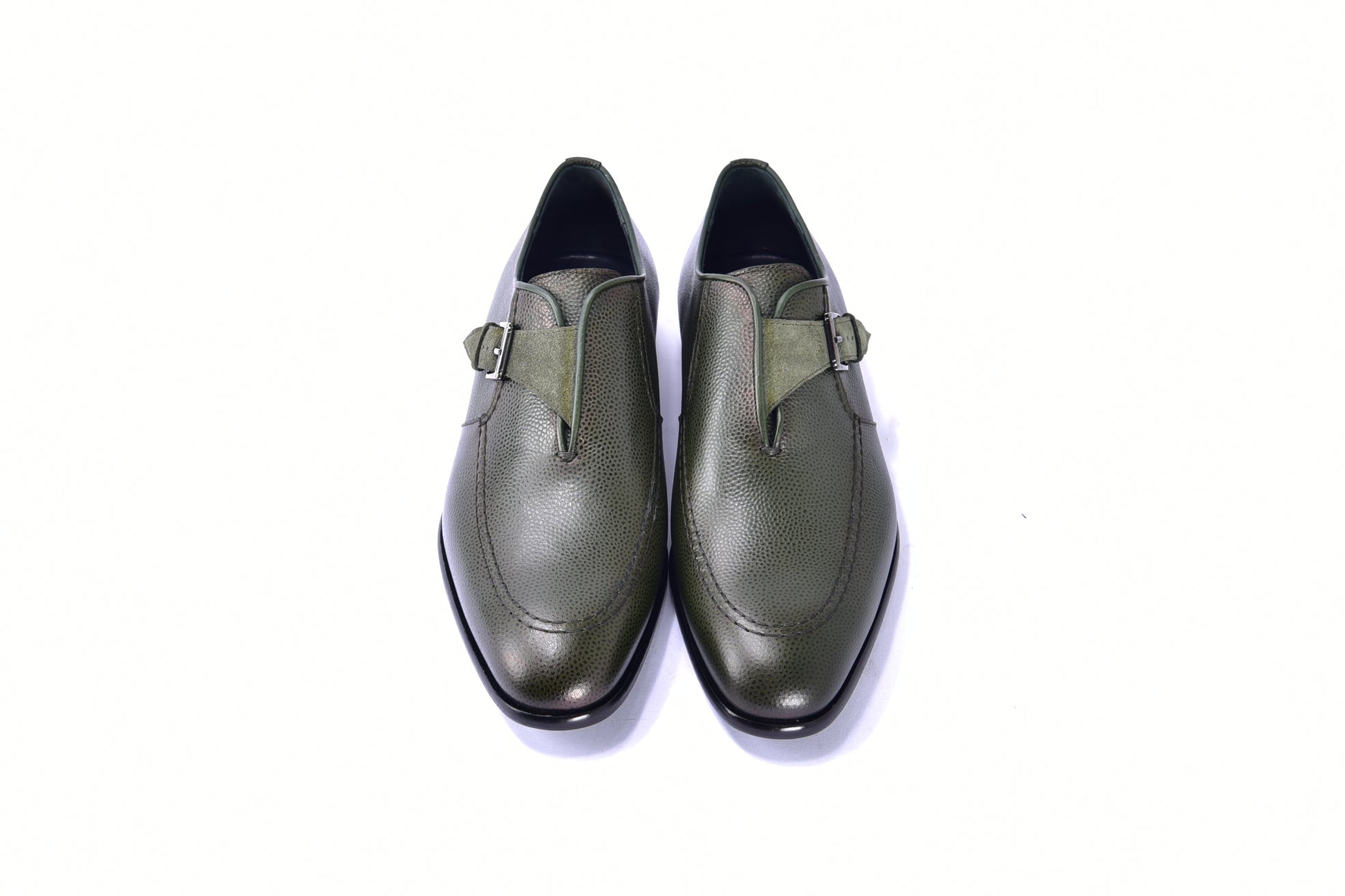 C052-6471 Monk strap-Green - Image 4