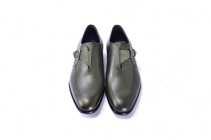 C052-6471 Monk strap-Green - Image 4