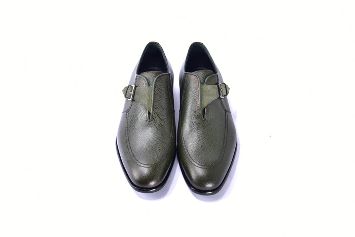 C052-6471 Monk strap-Green - Image 4