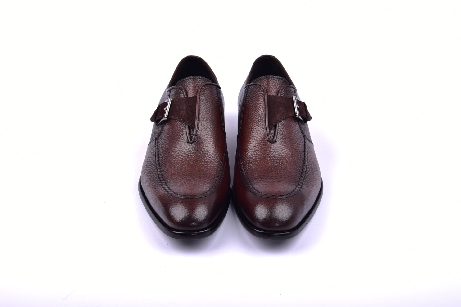 C051-6471 Monk strap-Brown - Image 4