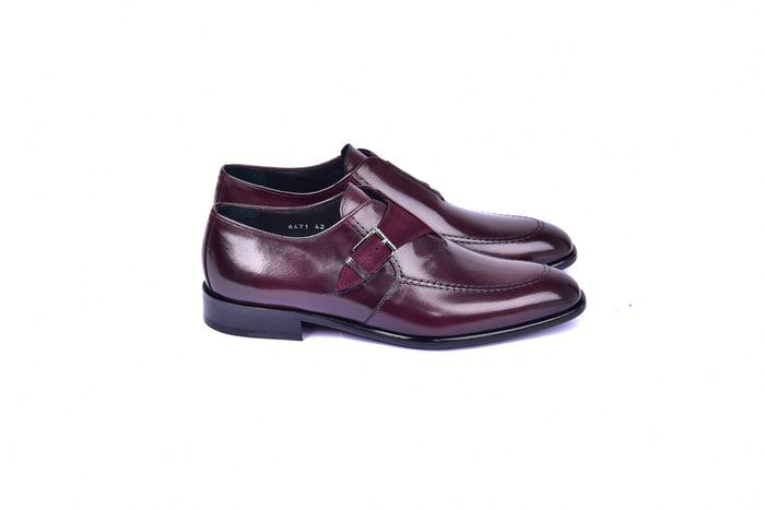 C053-6471 Monk strap-Burgundy - Image 2
