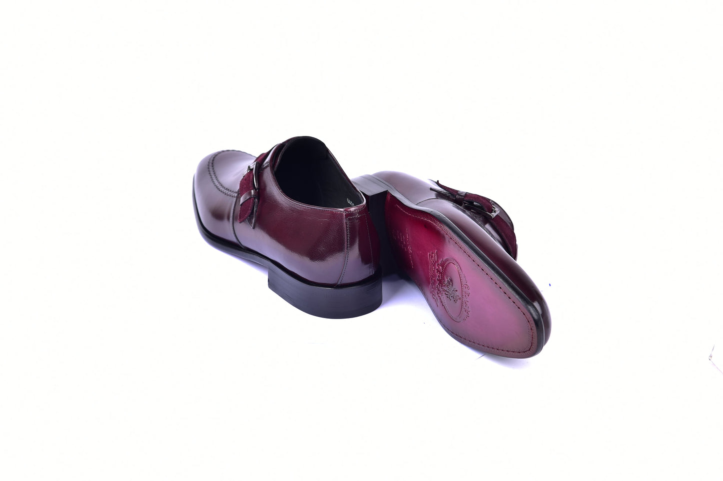 C053-6471 Monk strap-Burgundy - Image 3