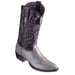 Grey Lizard Cowboy Boots R-Toe