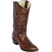 Brown Cowboy Boots Round Toe