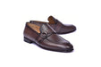 C00101- 6628 Side Buckle Loafer -Brown