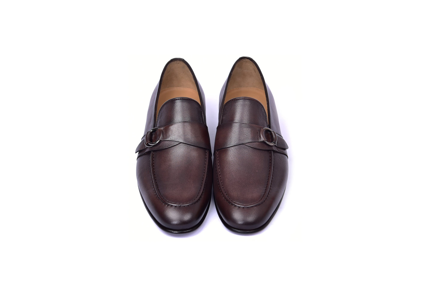 C00101- 6628 Side Buckle Loafer -Brown - Image 4