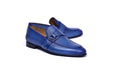 C0010- 6628 Side Buckle Loafer -Blue