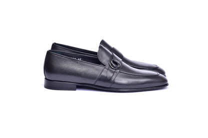 C00102- 6628 Side Buckle Loafer -Black - Image 2