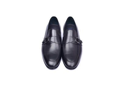 C00102- 6628 Side Buckle Loafer -Black - Image 4