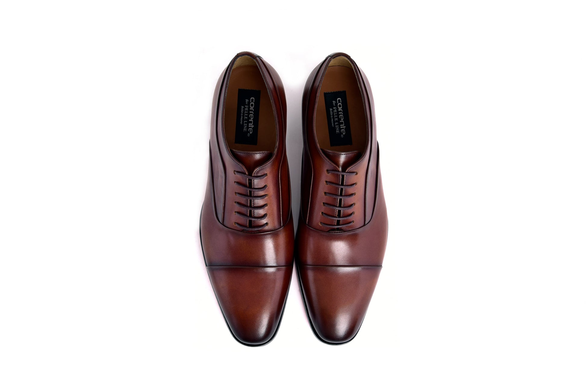 C0001106-6694 Cap toe lace up-Tan - Image 4