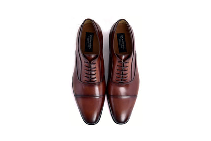 C0001106-6694 Cap toe lace up-Tan - Image 4