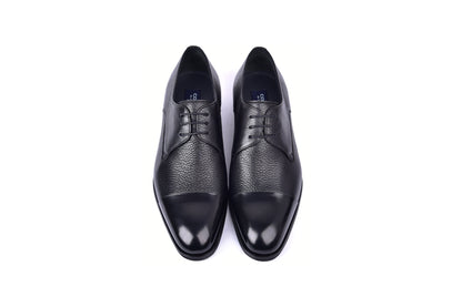 C001105-6793 Cap Toe Deer Skin- Black - Image 4