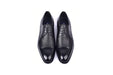 C001105-6793 Cap Toe Deer Skin- Black