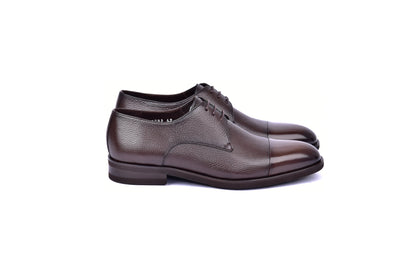 C001106-6793 Cap Toe Deer Skin- Brown - Image 2