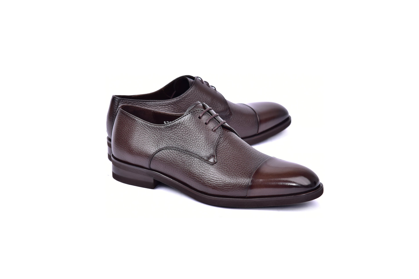 C001106-6793 Cap Toe Deer Skin- Brown