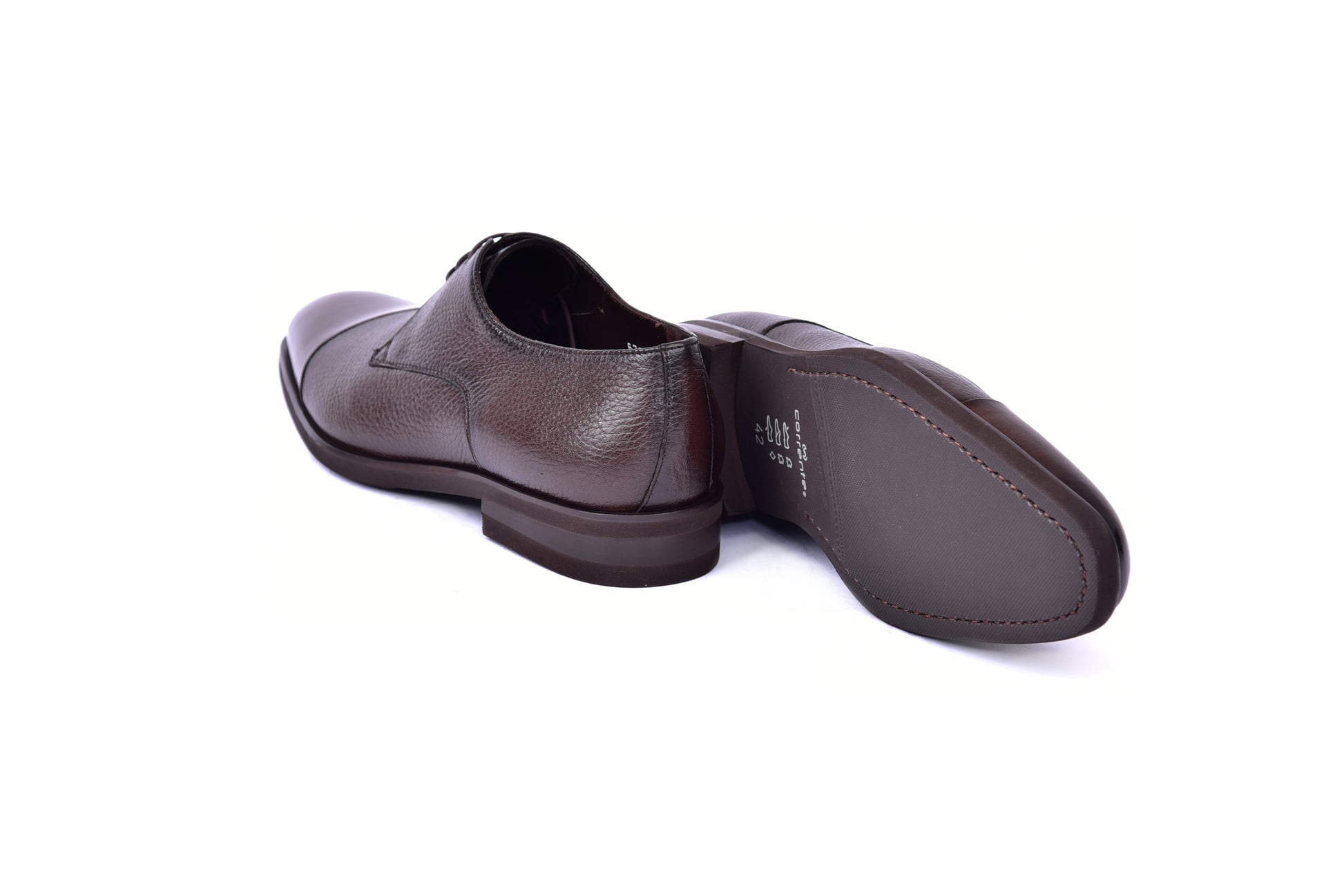 C001106-6793 Cap Toe Deer Skin- Brown - Image 3
