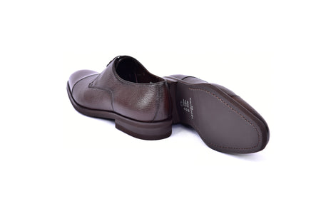 C001106-6793 Cap Toe Deer Skin- Brown