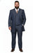 Men’s Cotton Denim Three-Piece Suit – Modern Blazer Denim Suit with Vest and Trousers Pleated Pants Classic Fit