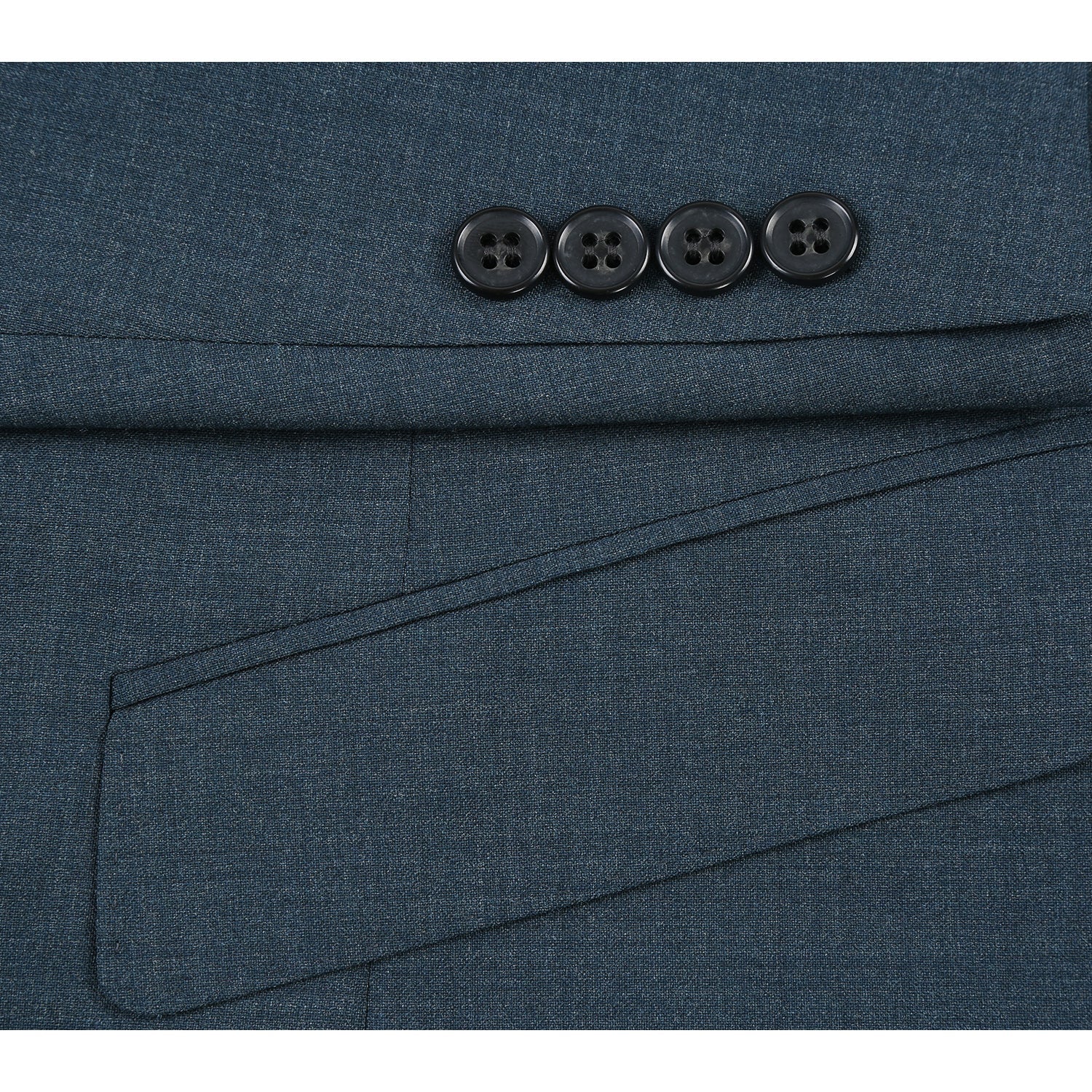 566-5 Men's Slim Fit Wool Suits - Image 6