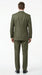 Men’s Olive Green Tuxedo With Trim Collar – Formal Wedding, Prom Suit Modern Fit