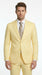 Men’s Pale Yellow 2 Piece Suit, Formal Dress Suit for Weddings, Prom, Parties, Summer Events, and Special Occasions By Vitali