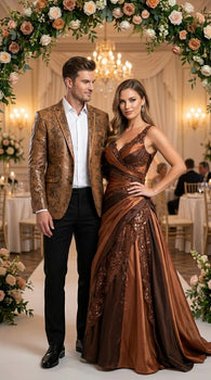 Men’s Brown Snakeskin Pattern Blazer – Stylish Exotic Print Formal Blazer Jacket for Party, Exotic Crocodile Alligator Print