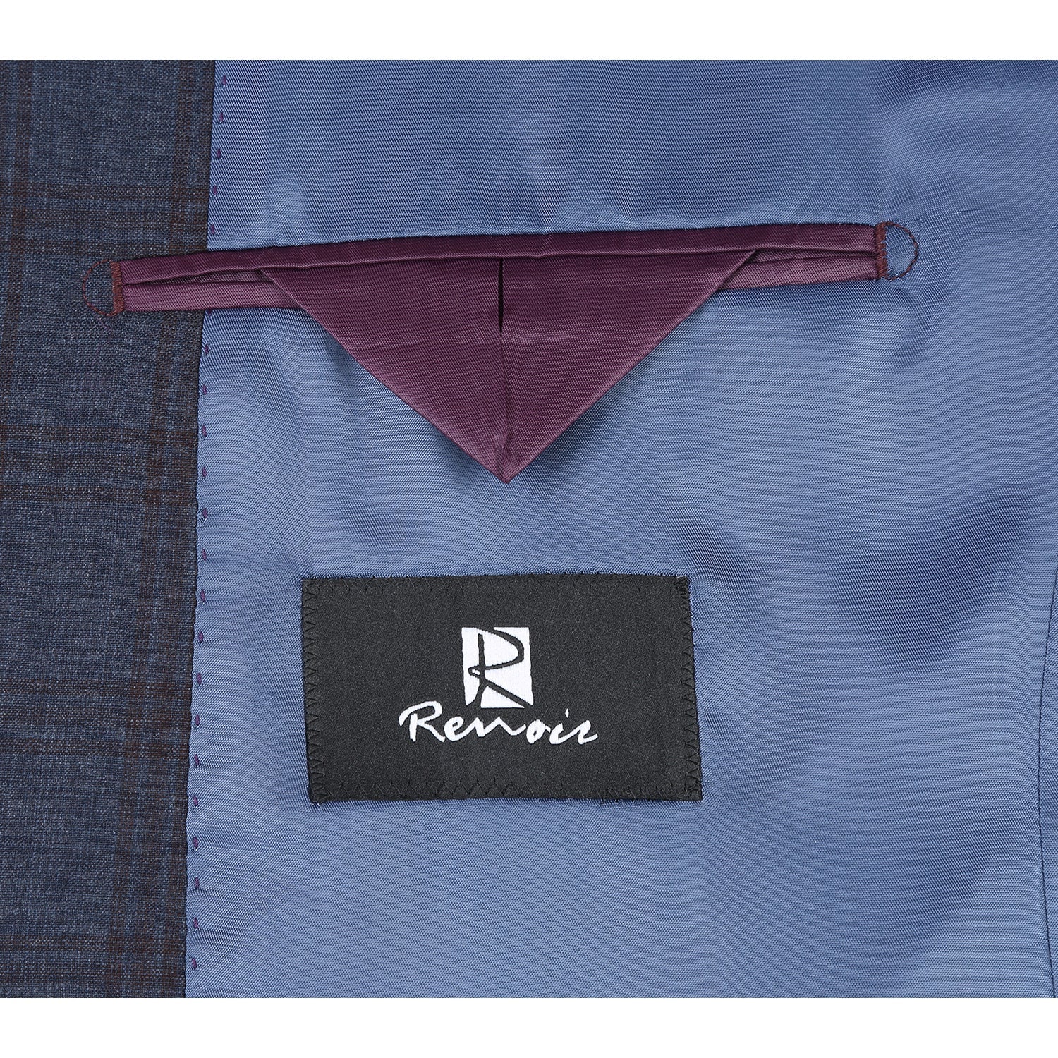566-3 Men's Classic Fit Wool Suits - Image 6