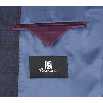 566-3 Men's Classic Fit Wool Suits - Image 6