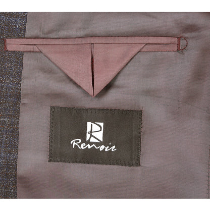 563-8 Men's Slim Fit Wool Blend Stretch Suits - Image 6