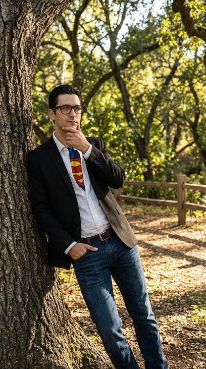 Mens Black Blazer – Clark Kent Inspired Smart Casual Office Blazer for Men Classic Everyday Formal Jacket